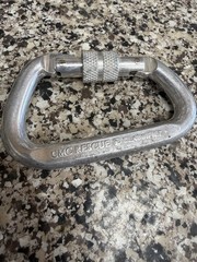 CMC Rescue Steel D Shape Carabiner – Heavy Duty Climbing Safety Carabiners