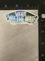 VANS Off The Wall 3” Inch Skateboard Sticker Beach Surf Decal Waterproof Vinyl