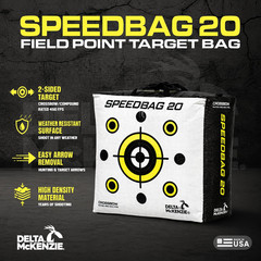 Speedbag 20″ Archery Field Point Bag Target – High-Density Material – Dual-Sided
