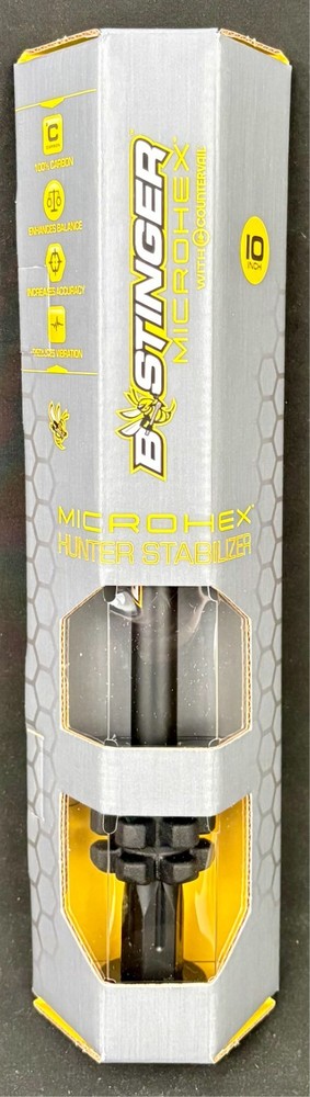 Bee Stinger MicroHex Stabilizer 10″ Black NEW