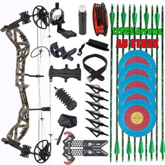 Archery Compound Bow Set 30-70LB Adjustable for Hunting Target Right Hand 310FPS