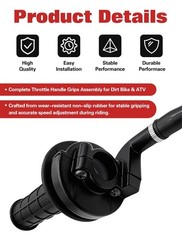 Throttle Assembly with Cable 7/8″ Twist Throttle Handle Grip Kit | Universal …