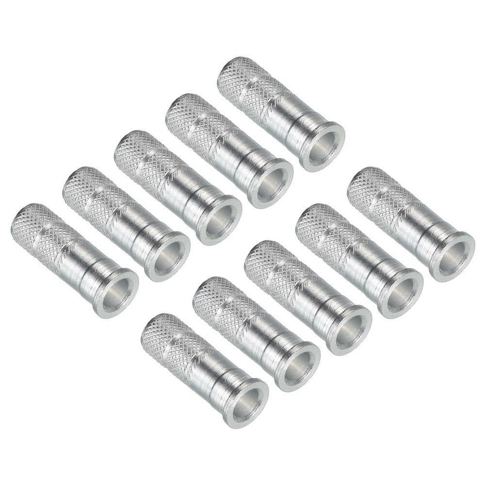 Aluminum Arrow Inserts 0.3″ Dia 7.6mm 8.8mm for Archery Points, 24pcs