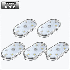5PCS Rechargeable LED Skateboard Lights for Nighttime Glow and Decor