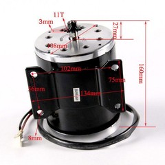 36v 800w Brush Motor Controller Throttle for ATV Scooter E-BIKE Quad US