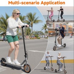 Sigravy E Scooter for adult 350W 19MPH 21Miles Folding with seat,APP commuting