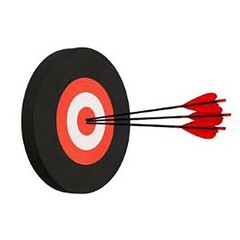 Arrow Practice Target EVA Foam – 25 x 25 x 3 cm for Recurve Compound Bows