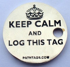 Danger Muggles PathTag Pair with Glow Enamel (2pcs lot)
