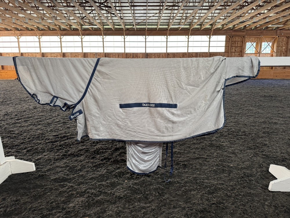 78” Bucas Buzz Off Full Neck Horse Fly Sheet – Used