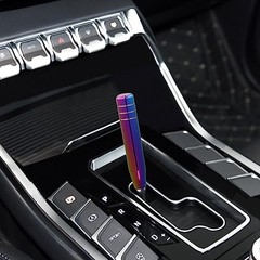 Long Shift Knob Weighted Aluminum Alloy Polished Metal Handle Gear Multicolor