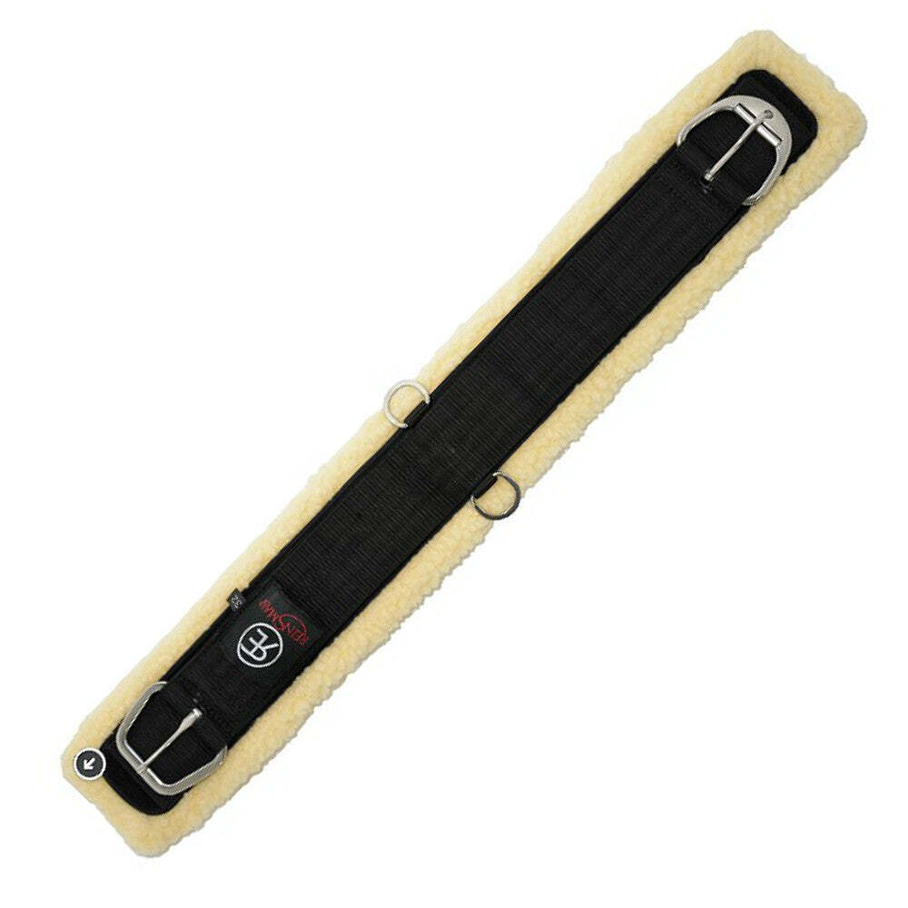 9603 Reinsman Straight Fleece Cinch – Black NEW
