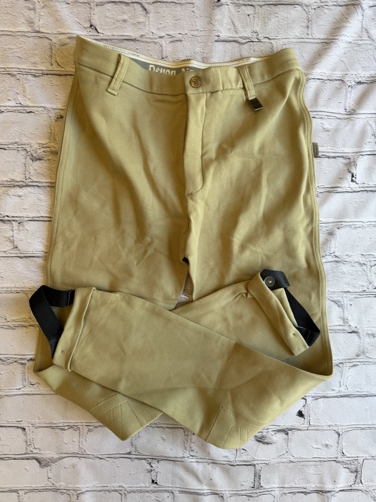 CONCOUR ELITE USPC Devon Aire Jodhpurs Size 16R Riding Pants Kids Tan Equestrian