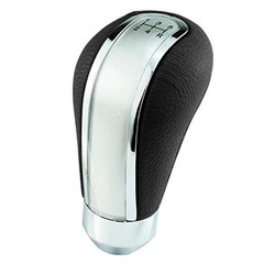 Silver 5 Speed Shift Knob—Aluminum Alloy Car Gear Stick—Weighted Shift Knob