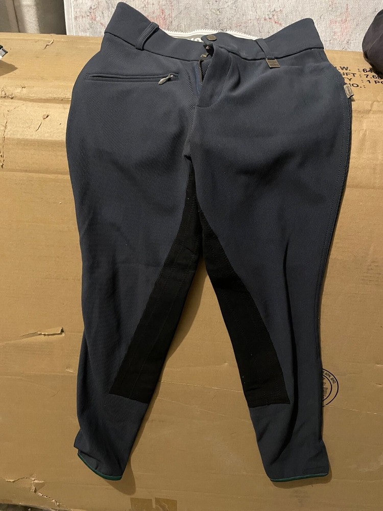 Devon Aire Women’s Breeches Size 26R Full Seat Charcoal
