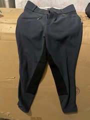 Devon Aire Women’s Breeches Size 26R Full Seat Charcoal
