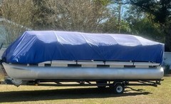 18′-22′ Pontoon Boat Canvas Solution with 9″ Rise Combo Pack with 18 Gator Bites