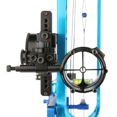 1 Pin Compound Bow Sight Pointer Adjustable Lens Adaptor 4x 6x 8x Scope Sight