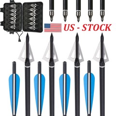 20 in Carbon Crossbow Bolts Crossbow Arrows +/OR Hunting Broadheads Hunting USA