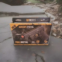 Game Face Airsoft Pistol Full Metal 320 Fps Spring GFM311