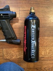 Tippmann US Army Carver One Paintball Gun + Precision Long Barrel Ninja CO2 Tank