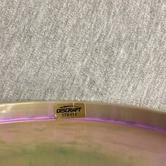 Discraft ESP Nuke 5X Paige Pierce Signature Disc Golf Green Red Stamp