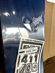RARE 411VM Red/Blue logo skateboard Deck
