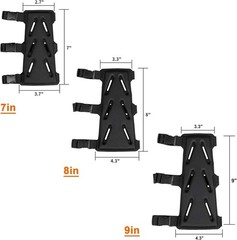 Adult Unisex Archery Arm Guard – 7» Adjustable Protective Gear for Shooters