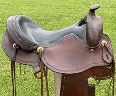 17″ ROCKING R Haflinger Trail Ranch Saddle~X-WIDE Tree~FJORD~GYPSY~Draft Cross