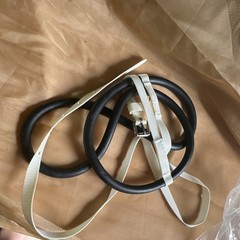 Jacks Mfg Inc Figure 8 Rubber/Nylon Noseband Black/White 1853-WH