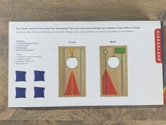 Kikkerland Office Desktop Cornhole Bean Bag Toss Game #GG58 CORN HOLE