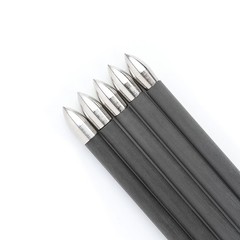 12PCS Archery 4.2mm Insert Arrow Heads Target Point Tip Broadhead Shaft DIY Hunt