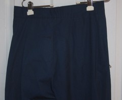 1St Down Jockey Riding Pants Breeches Small Navy Blue Polyester Cotton Blend