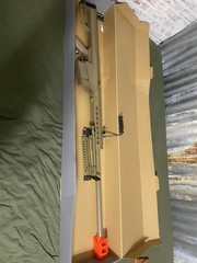 6mmProShop Barrett M82A1 Airsoft AEG Sniper Rifle Full Size Desert