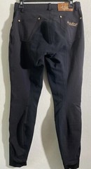 Lauria Garrelli Jump & Dressage Equestrian Riding Pants US 26 Black Full Seat