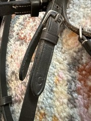 Dover Suffolk Fancy Stitched Bridle Cob Dark Brown