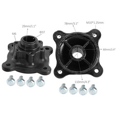 2 set 110mm 4 Stud Front & Rear Wheel Rim Hub for Taotao Coolster Quad Dirt Bike