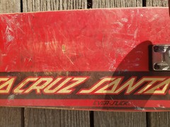 Vintage Santa Cruz Skateboards Everslick Independent Trucks Bullet 60mm 97A Good