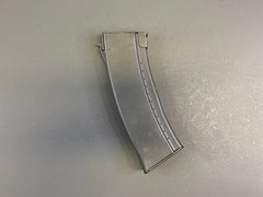 METAL AND POLYMER RUSSIAN STYLE HICAP MAGAZINE FOR AIRSOFT AEG ELECTRIC RIFLES