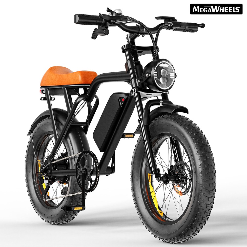 Peak 1500W Power Electric Bike Max 33MPH 60Miles 750WH Electric Moped Style Bike
