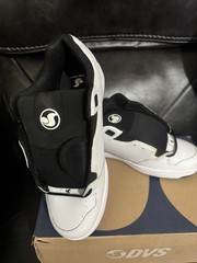 New DVS Discord White/Black Trim Men’s Skateboard Shoes Size 11 Eur 45