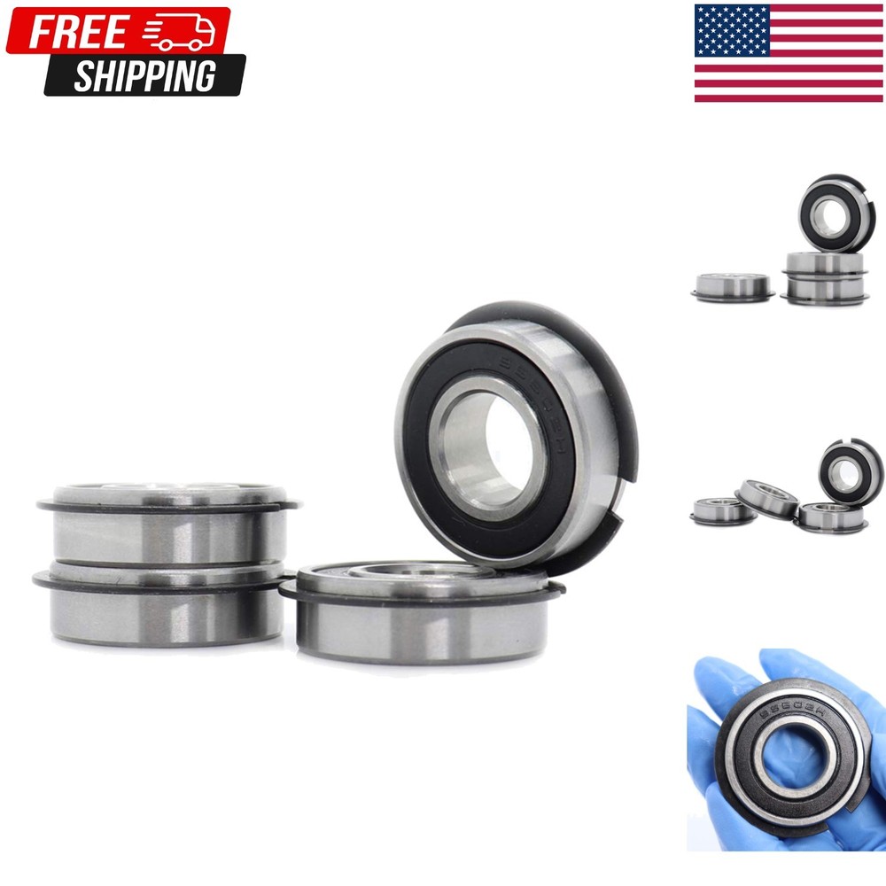 Durable Alloy Steel 4 Pack Bearings for Go Karts, Mini Bikes & Lawn Mowers