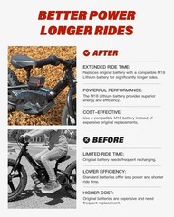 Battery Adapter for Stacyc 12″ & 16″ Electric Balance Bikes – Compatible with Mi