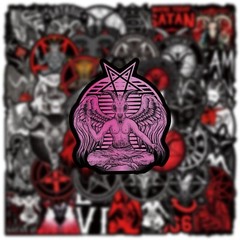 Mix 10/50 PCs Devil Satan dark Gothic-style Luggage Notebook Laptop Car Stickers