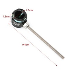 Recurve Bow Scope Sight Alloy Fiber Optics Adjustable Archery Target Hunting