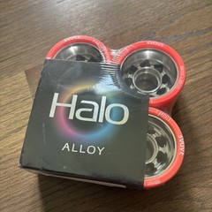 RADAR Halo Alloy Quad Roller Skate Wheels Red 4-Pack 59mm x 38mm BRAND NEW!