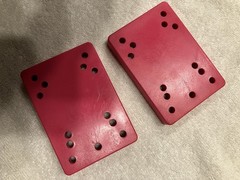 NOS Vintage Skateboard Riser Pads 80’s Pink