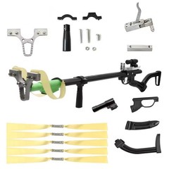 Powerful Slingshot Rifle W/Laser Aiming Portable Catapult Adult Outdoor Hunting