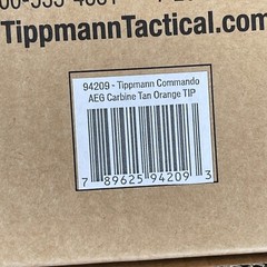NEW Tippmann Commando 14.5″ Carbine AEG Airsoft Gun – Tan (94209)