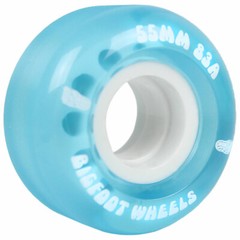 Bigfoot Skateboard Wheels 55mm 83A Soft Cruiser Filmer Wheels Blue (Set of 4)