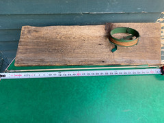 VINTAGE ARCHERY BOW FISHING REEL AND ARROW WITH CARP POINT FOR BOWFISHING